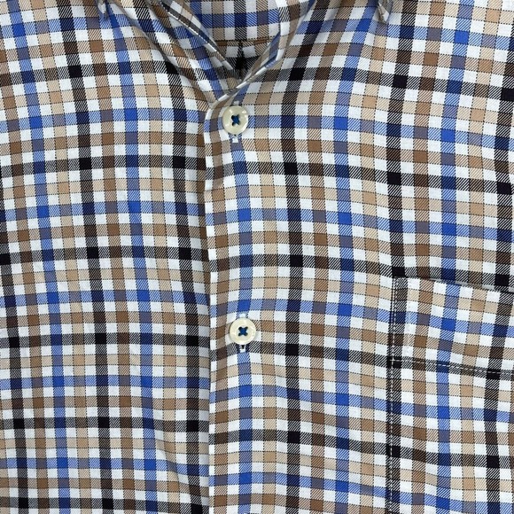 Peter Millar Long Sleeve Button Down Shirt Men's Size XXL 2XL - Picture 2 of 16